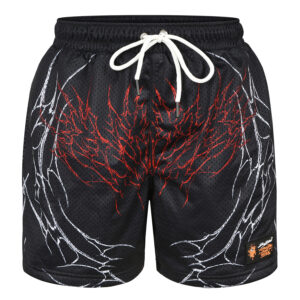 Vortex Flame Mesh Shorts